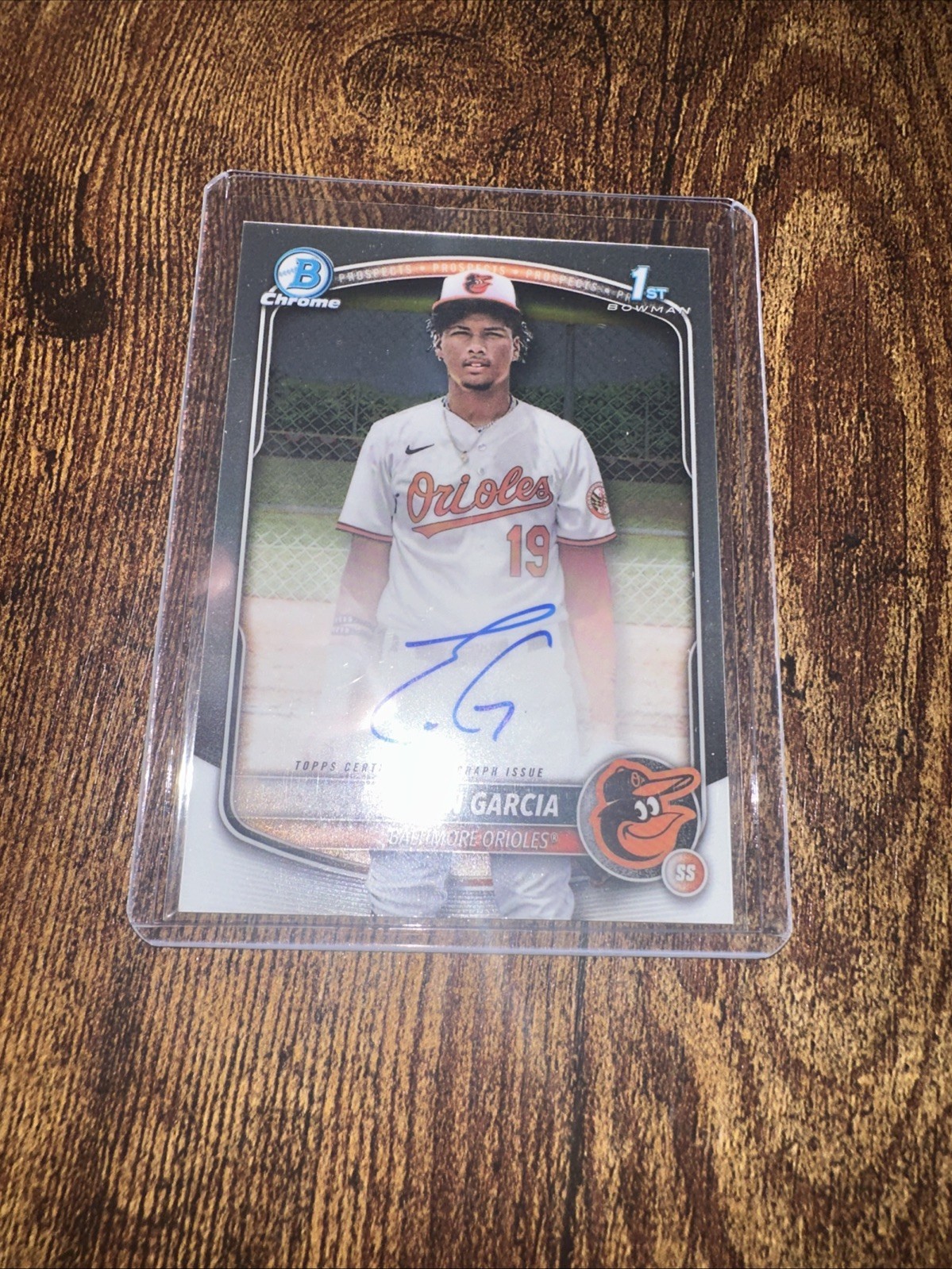 2025 Bowman Chrome 1st Bowman Prospects Auto Elvin Garcia #CPA-EG