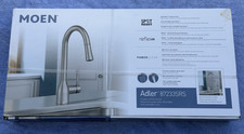 NEW Moen Adler Kitchen Faucet 87233SRS Spot Resist Stainless Steel