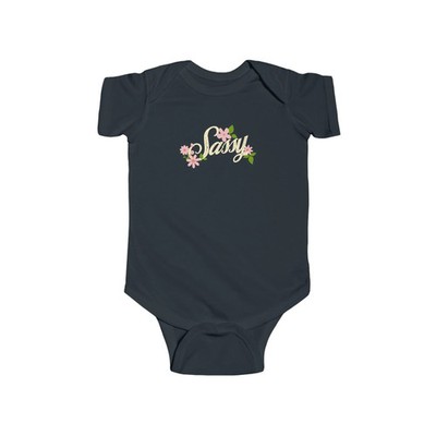 Sassy Black Baby Bodysuit