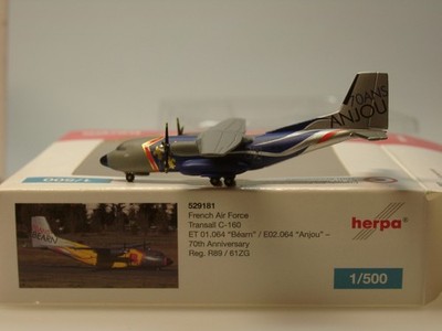 Herpa Wings Transall C-160 French Air Force ''70th Anniversary'' - 529181 - 1:500