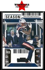 2024 Panini Contenders #69 Kendrick Bourne New England Patriots