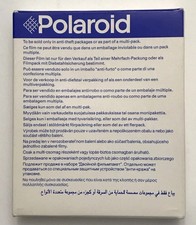 Polaroid Type 600 Instant Camera Film EXP 7/02 NEW SEALED