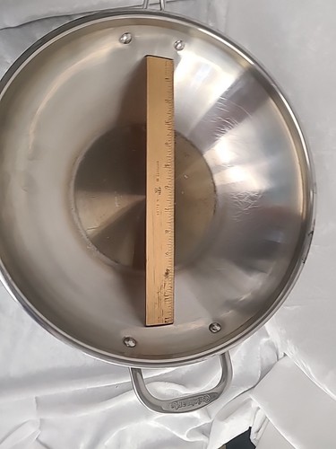 Cuisinart Model #726-38H Stir Fry Wok With Cover Large 14” Pan Stainless Steel - Picture 12 of 12
