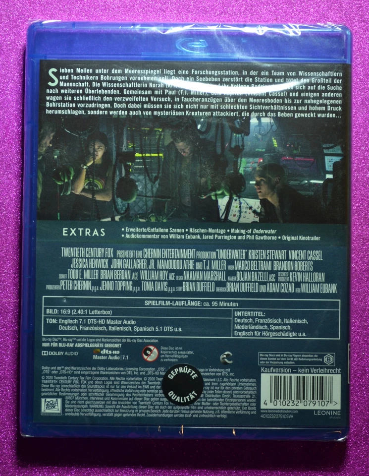 New EU Edition Underwater Blu-ray - Image 3 of 4