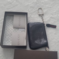 Gucci.Billetera De Lona Revestida Con Monogra...