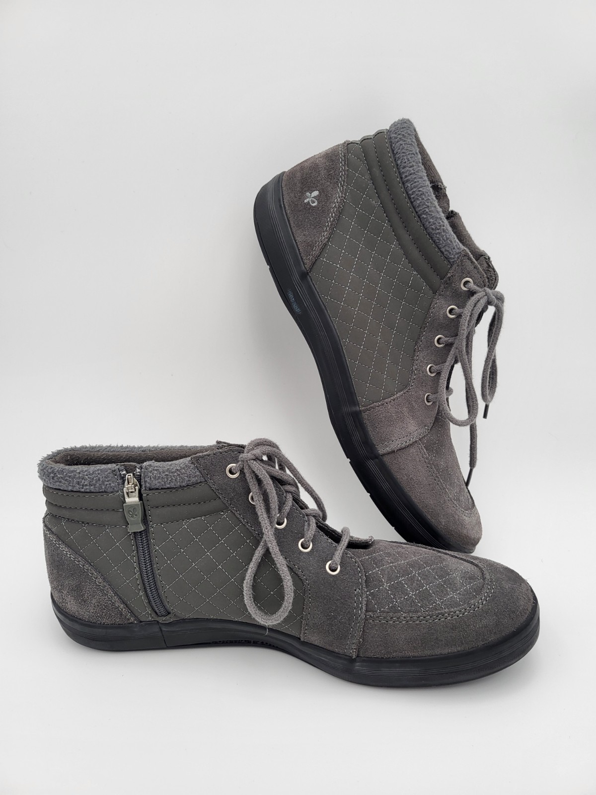 SAOLA Grasshoppers Stivaletto Donna Elementi Suola Stringato Grigio Scuro 11 N