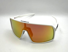 Oakley Sutro Sunglasses White Frame Orange Lens With Box, Case,  Accessories