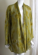 Harari O/S S M L XL 1X Olive Oil Silk Velvet ...