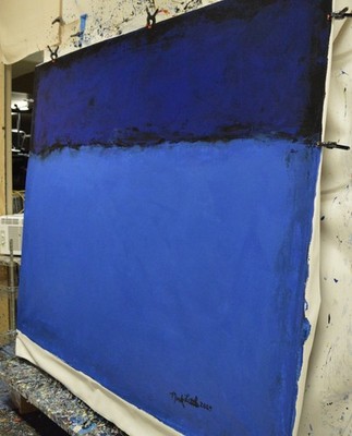 Mark Rothko Style Giant Profesional Painting 84 X62  (7 Foot) Abstract Modern