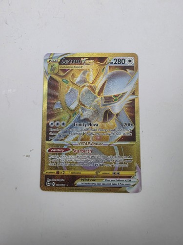 Pokémon TCG Arceus VSTAR 184/172 SWSH09: Brilliant Stars Secret Rare Gold Holo