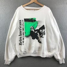 Vintage 1988 James Dean Retro Americana Crewneck Sweatshirt Mens XL