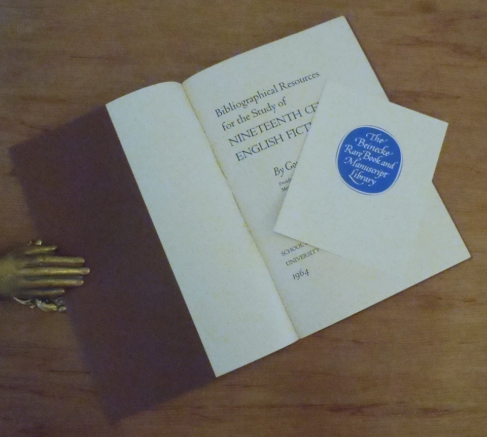 Bibliography to study 19th Century English Fiction by Gordon N. Ray 1964 UCLA - Image 2 of 4