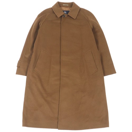 Burberry London 100% Cashmere Balmacaan Coat Brown EX cond limited From JAPAN - 第 1/12 張圖片