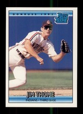 1992 DONRUSS #406 JIM THOME RATED ROOKIE RC CLEVELAND INDIANS