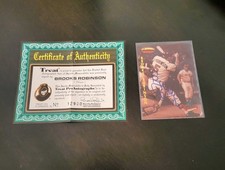 1993 BROOKS ROBINSON TED WILLIAMS CARD CO. AUTHENTIC AUTOGRAPHED SIGNED #BR9