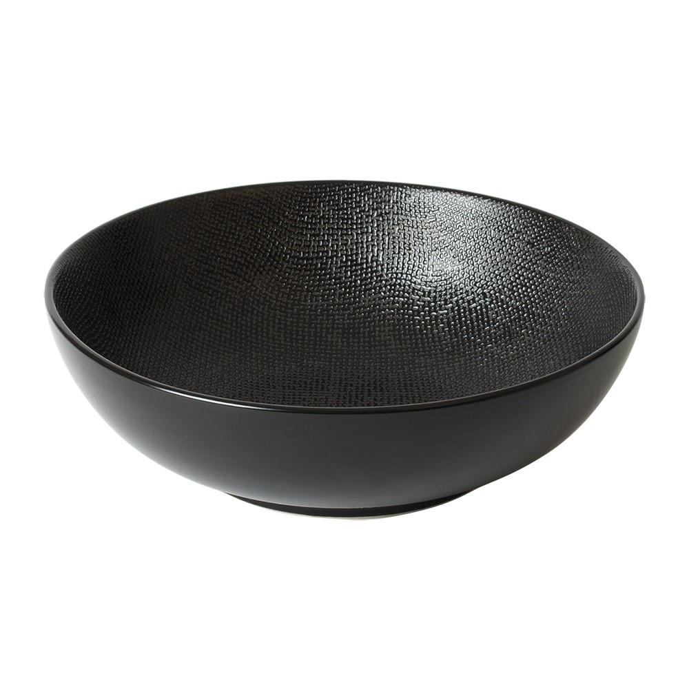 Saladier Vésuvio noir Table Passion pour vos repas de famille