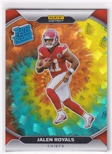 2025 Panini Instant JALEN ROYALS Rated Rookie HoloFlex Tie-Dye 22/25 - Chiefs