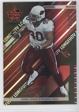2004 Leaf Rookies & Stars Longevity Rookie Black 28/50 Darnell Dockett #101 1u9