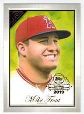 MIKE TROUT 2019 TOPPS GALLERY PREVIEW #GP-MT National Baseball Card Day