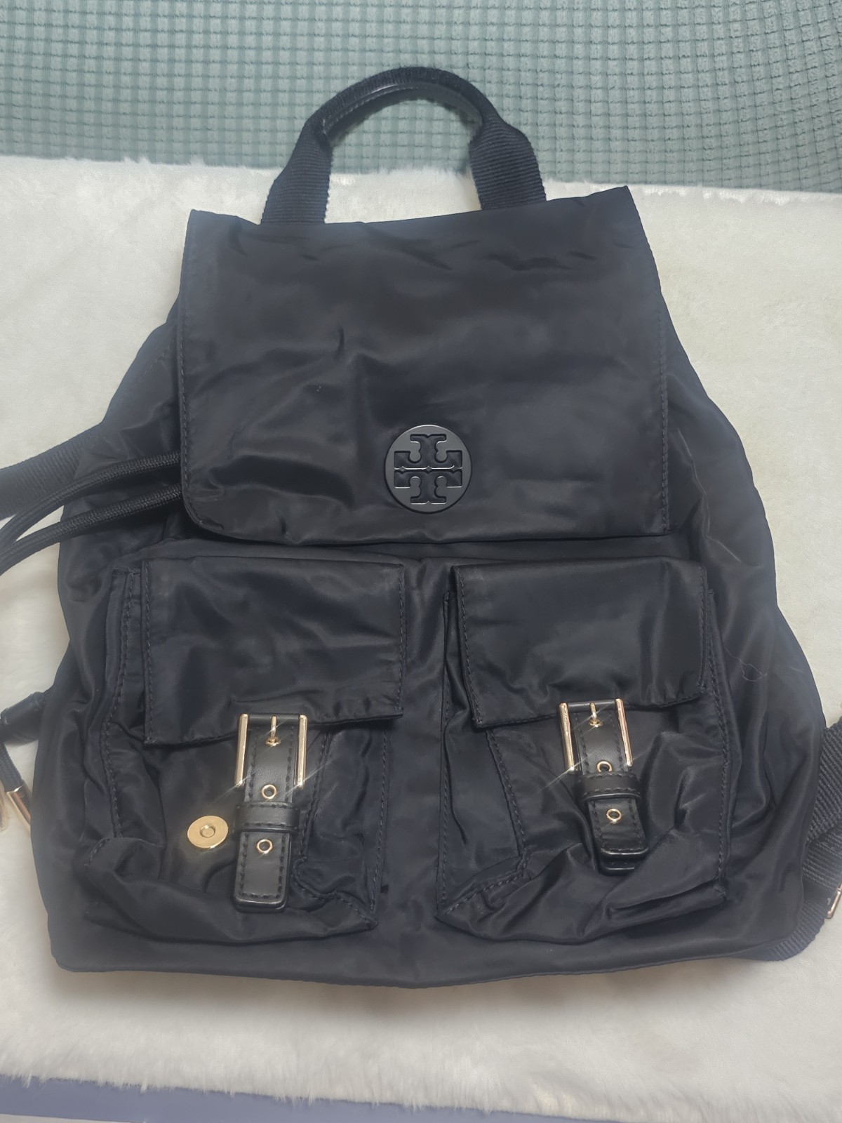Flap Nylon Backpack Tory Burch - image 1