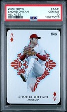 2023 Topps Series 1 Shohei Ohtani All Aces AA-11 PSA 10 Angels Dodgers
