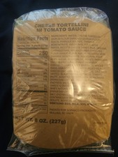 Military MRE Cheese Tortellini In Tomato Sauce