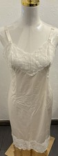 Vintage Wonder Maid Ivory Antron Nylon Non Cling Size 38 Large USA