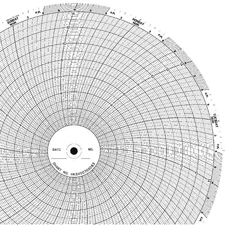 GRAPHIC CONTROLS CLH HKSV0070S083 Circular Paper Chart, 7 day, 100 pkg 5MDX7
