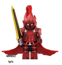 2 inch Custom Solo Leveling Igris Minifigure with Base, New/Mint