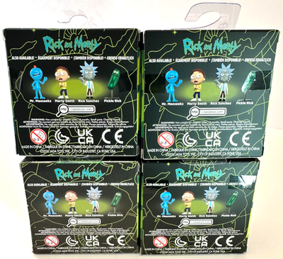 NEW Rick & Morty Metalfigs Jada Toys 2.5” Die-Cast Figures – Set