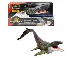Jurassic World Rebirth Mosasaurus Super Colossal Figure   DISTRESSED BOX  