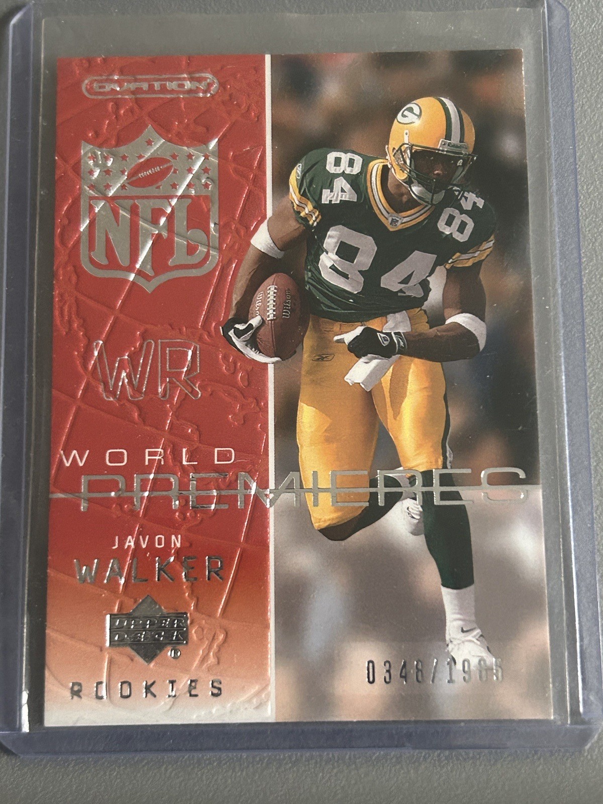 Javon Walker Upper Deck Ovation #104 Base