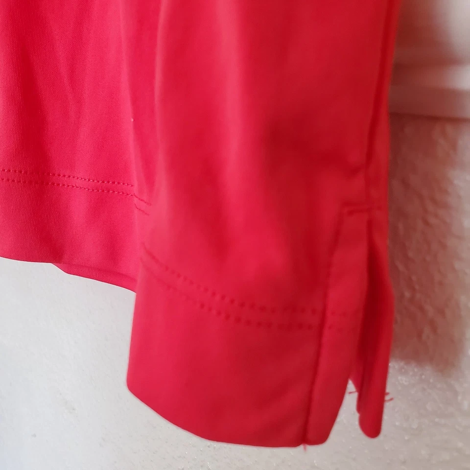 Top Slazenger sin mangas 1/4 cremallera cuello ropa deportiva lisa talla M naranja golf Foto 4 de 4