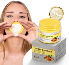 Kojic Acid  Turmeric Cleansing Pads 50 Pcs for Exfoliation  Cleansing