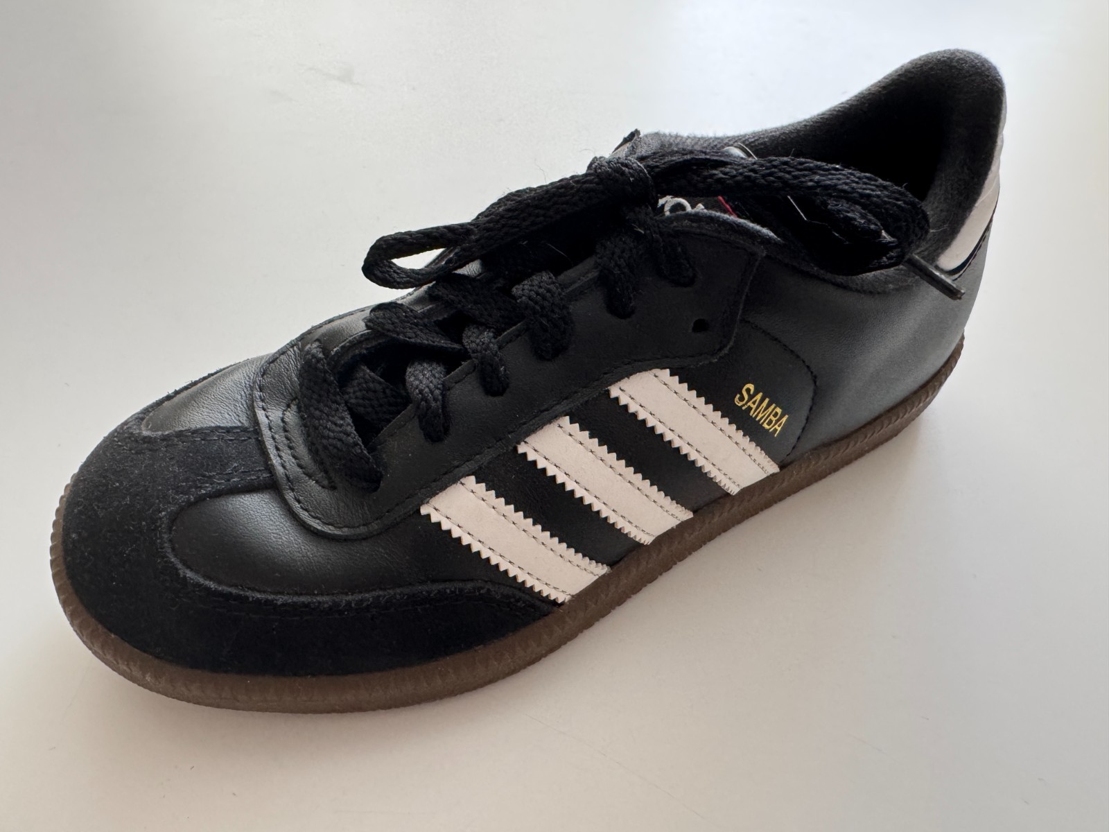 Adidas SAMBA OG / Unisex Boys Girls / Size 3 / Black & White Sneakers / NEW! thumbnail 8