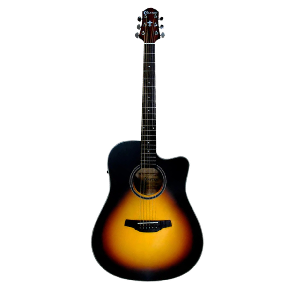 Crafter HD-100CE/OP VS Chitarra Elettroacustica Cutaway Vintage Sunburst