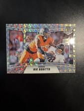 2025 Panini Mosaic Nik Bonitto Bang Insert Silver Mosaic Parallel- Broncos