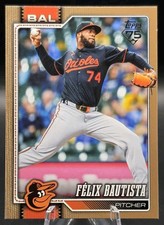 🔥2026 Topps Series 1 Felix Bautista Gold /2026 #128 Baltimore Orioles🔥