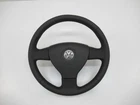 VW Golf 5 1K leather steering wheel reupholstered genuine leather black perforated 1K041991AG