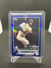 2022 Topps Opening Day - Brandon Lowe #12 Opening Day Blue Foil