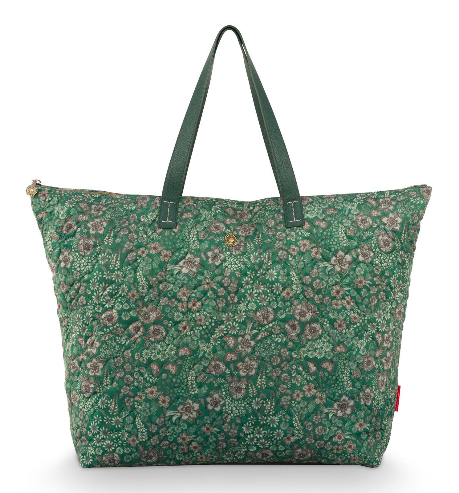 Pip Studio Tilda Tote Bag Quilted Daisy Dreams L Green