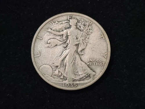 1935 Walking Liberty Silver Half Dollar Very Fine+ 200310