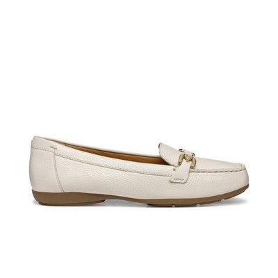 GEOX Damen - Slipper & Mokassin ANNYTAH MOC weiß