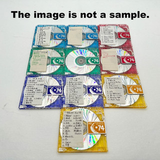Used Recorded Minidisc MD 74min Lot of 10 No Case Axia Japan mdra004