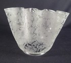 1880's Deep Acid Cut Back Victorian Lacy Floral Kerosene Oil or Gas 4" Lip Shade — photo 2
