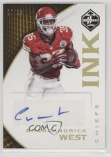 2016 Panini Limited INK Spotlight Gold 17/25 Charcandrick West #LI-CW Auto 0e5