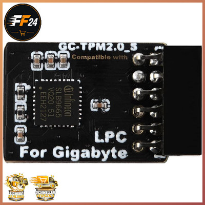 TPM2.0 Modul LPC 12Pin Infineon SLB9665 für Gigabyte Motherboard Schutzhülle