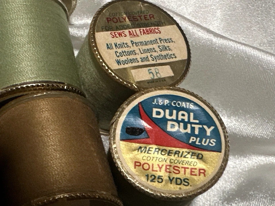 LOT of 10 J & P’s Coats GREEN #58 Thread 300 Yd VARIOUS - Image 4 of 4