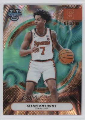 2025-26 Bowman U Best Aqua Lava Refractor 73/199 Kiyan Anthony #12 0qm1