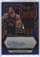 2023-24 Panini Select Rookie Jersey Blue Prizm 2/49 Markquis Nowell Auto 18mh
